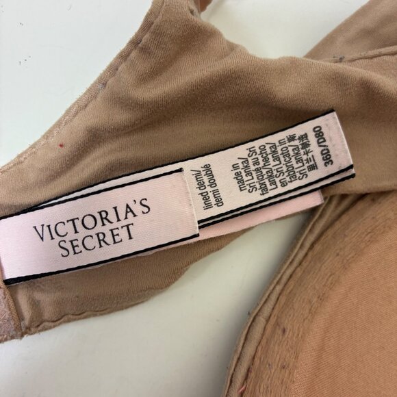 Body by Victoria T-Shirt Bra Beige Underwire Lightly Padded Adjustable Straps Si - Picture 7 of 8